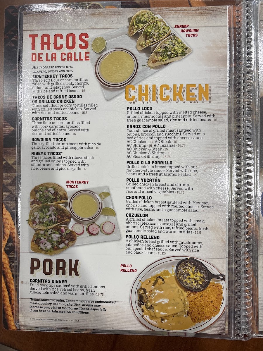 Charros Mexican Restaurant Menu 4