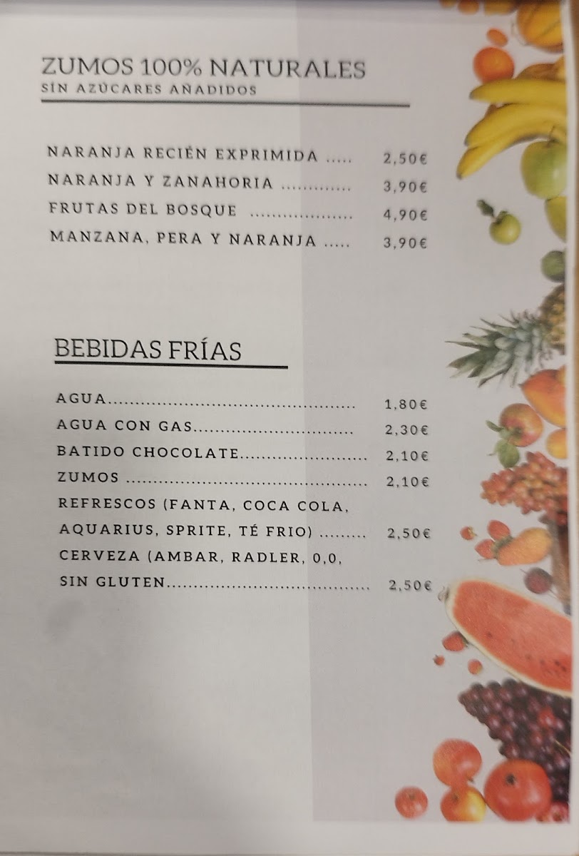 Fika by la mar de dulce Menu 10