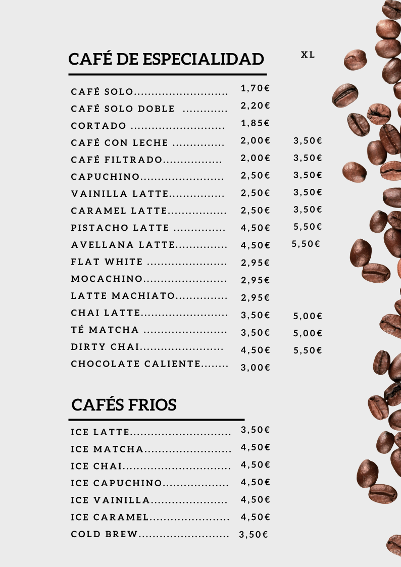 Fika by la mar de dulce Menu 3