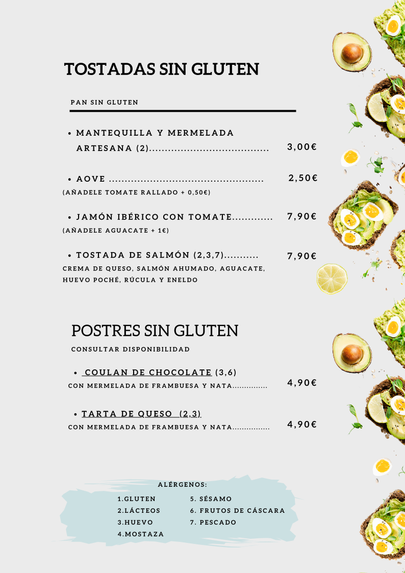 Fika by la mar de dulce Menu 5