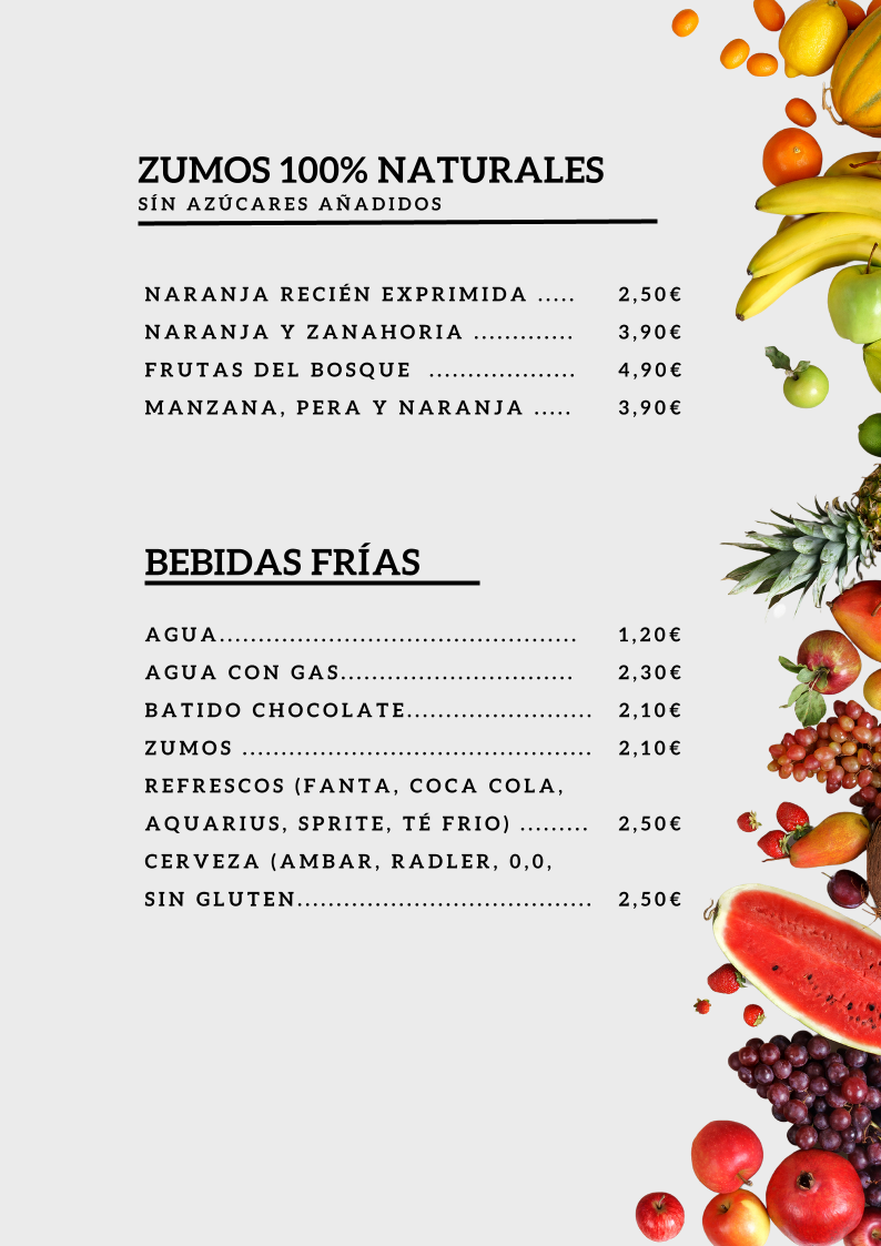 Fika by la mar de dulce Menu 7