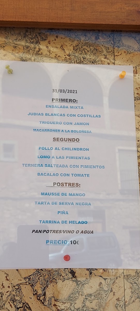 La Parrilla de la Mama Menu 10