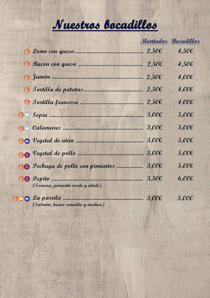 La Parrilla de la Mama Menu 5