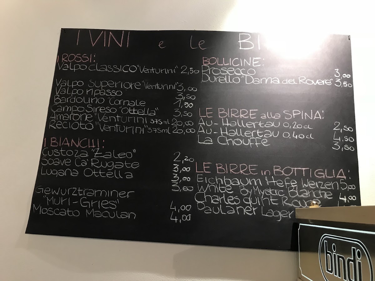 Osteria La Ciacola Cafè Verona Menu 2