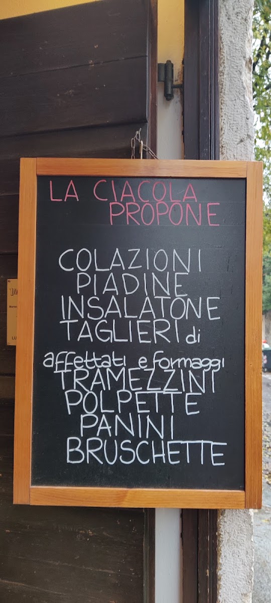 Osteria La Ciacola Cafè Verona Menu 3